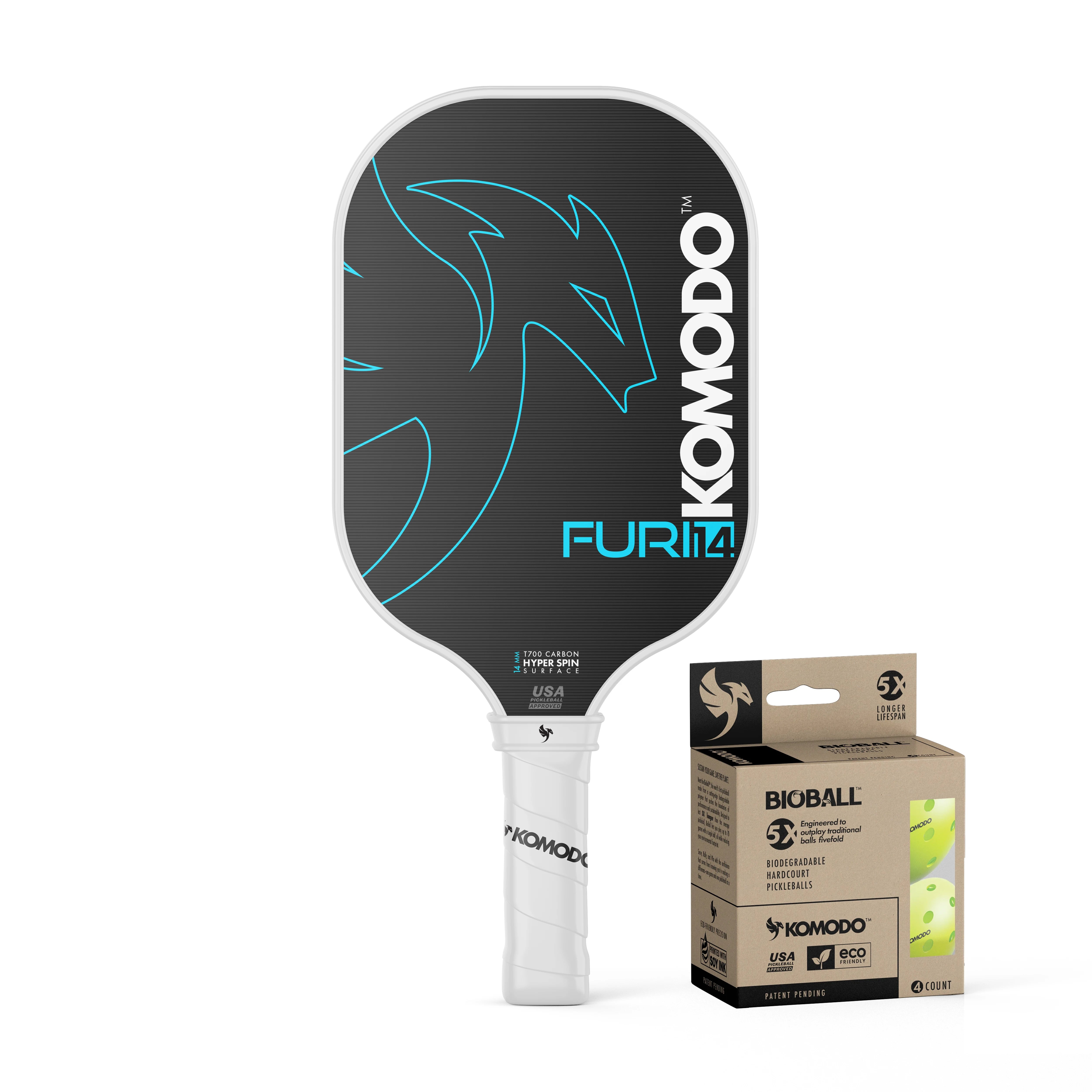 Furi Gen 3 + Free BioBall™ Pickleballs (4-Pack)