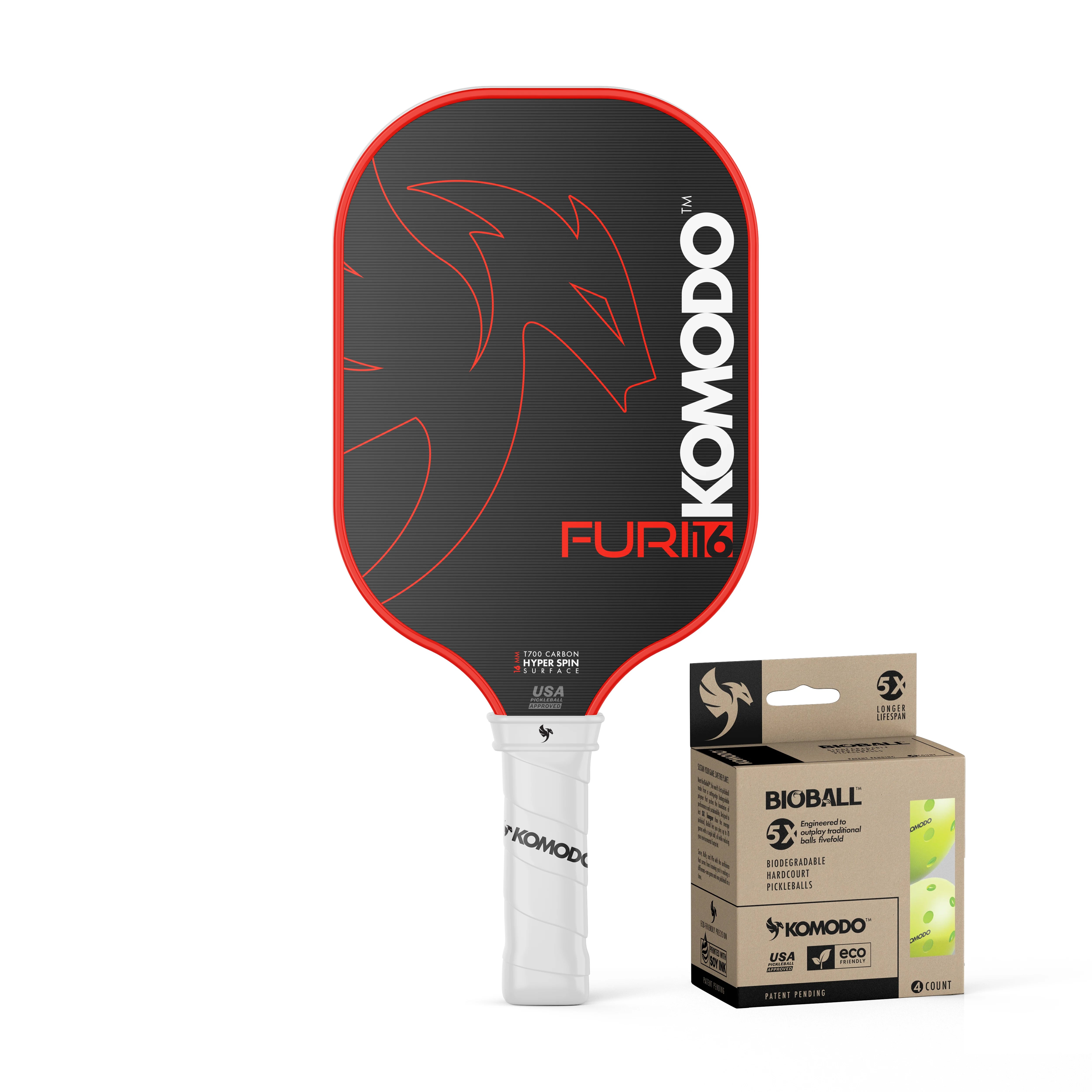 Furi Gen 3 + Free BioBall™ Pickleballs (4-Pack)